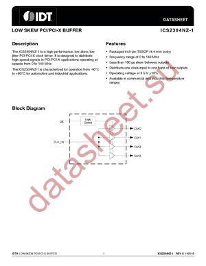 ICS2304NZG-1T datasheet  